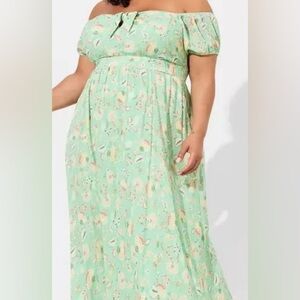 Torrid Floral Off Shoulder Maxi Dress – Size 3X